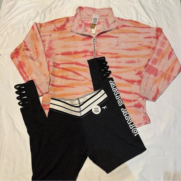PINK Victoria’s Secret Pullover and leggings set - Picture 2 of 6